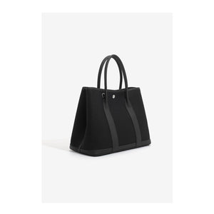 Canvas & Leather Day Tote – Structured Yet Soft Carry for Everyday Flow - Thestillmoving.com