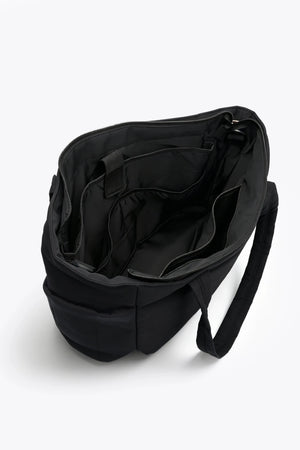Cloud Convertible Crossbody Tote (Black) - Thestillmoving.com