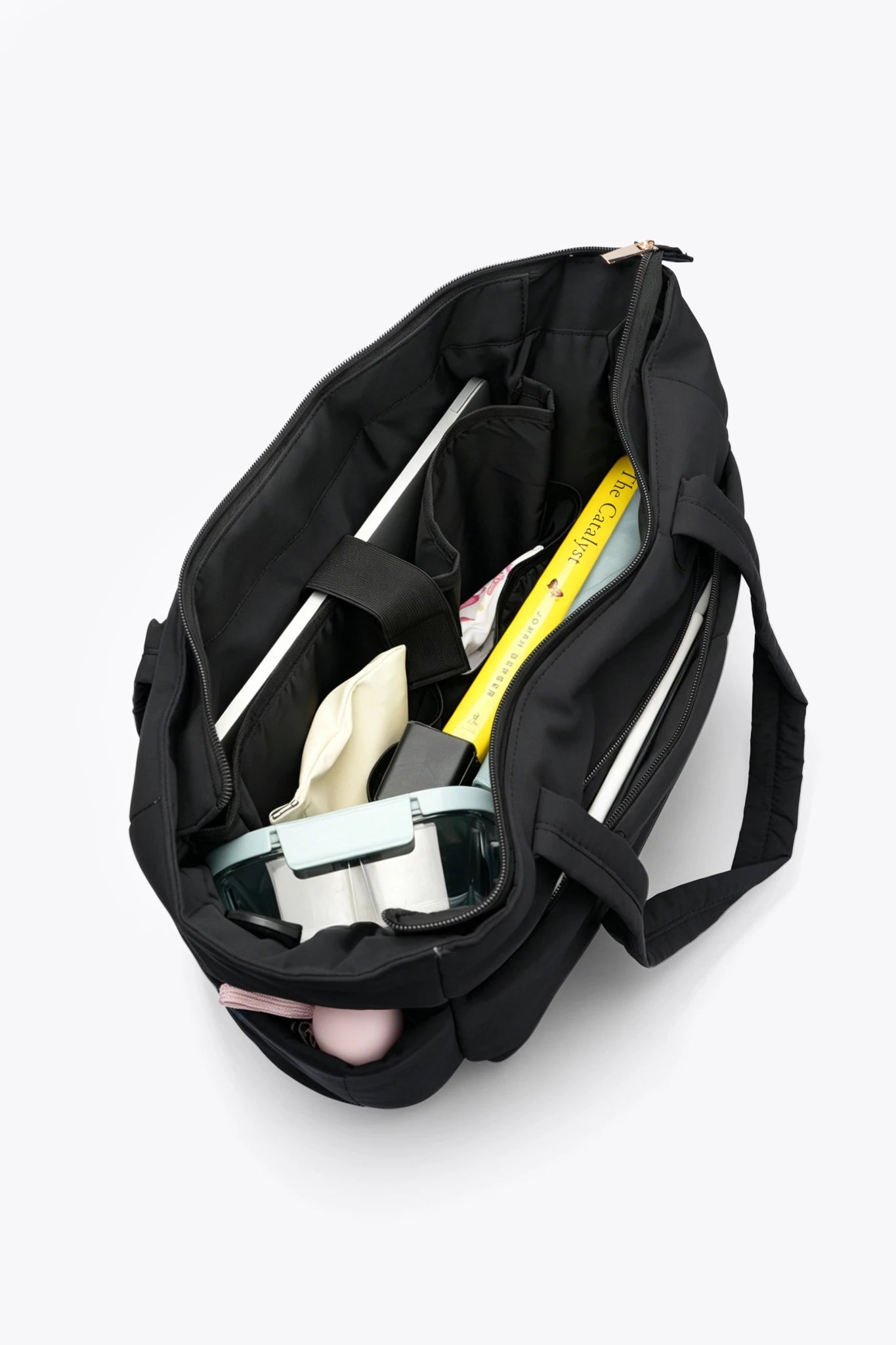 Cloud Convertible Crossbody Tote (Black) - Thestillmoving.com