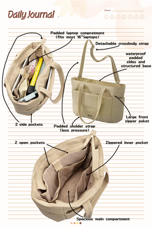 Cloud Convertible Crossbody Tote (Khaki) - Thestillmoving.com