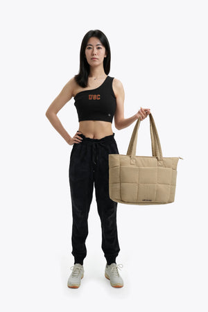 Cloud Convertible Crossbody Tote (Khaki) - Thestillmoving.com