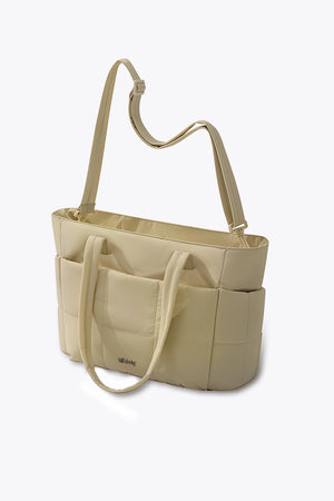 Cloud Convertible Crossbody Tote (Khaki) - Thestillmoving.com
