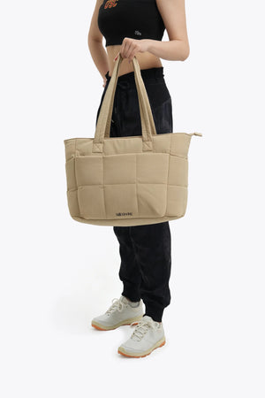 Cloud Convertible Crossbody Tote (Khaki) - Thestillmoving.com