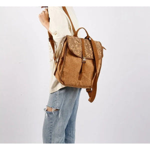 Core Backpack in Natural Cork for Everyday Carry - Thestillmoving.com