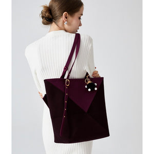 Foldable Tote in Woven Texture Lightweight Carry Bag - Thestillmoving.com