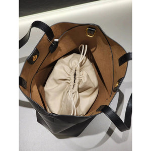 Light Leather Foldable Carry Bag - Thestillmoving.com