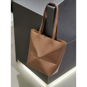 Light Leather Foldable Carry Bag - Thestillmoving.com