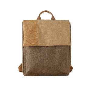 Lightweight Backpack in Coffee Ground Fabric - Thestillmoving.com