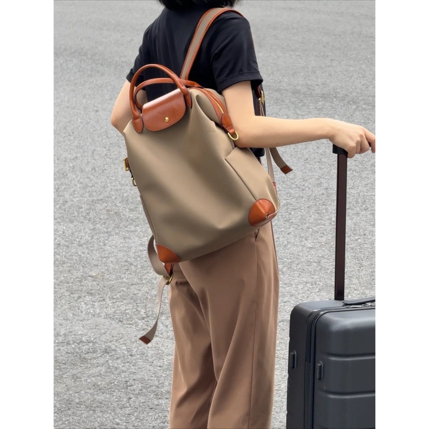 Lightweight Nylon Effortless Carry Backpack - Thestillmoving.com