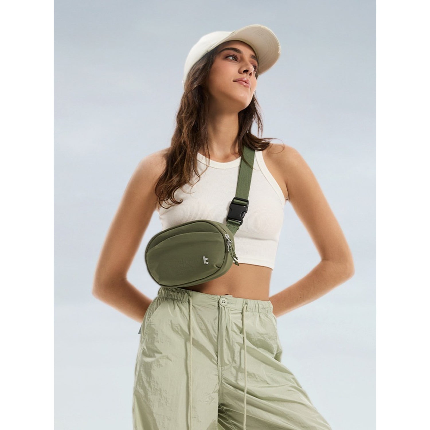 Lightweight Recycled Nylon Small Crossbody Bag for City Life - Thestillmoving.com