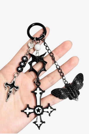 Midnight Cross Bag Charm - Thestillmoving.com