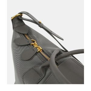 Minimalist Leather - Trimmed Day Tote for Quiet Carry Travel and City Days - Thestillmoving.com