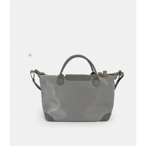 Minimalist Leather - Trimmed Day Tote for Quiet Carry Travel and City Days - Thestillmoving.com