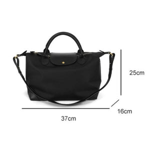 Minimalist Leather - Trimmed Day Tote for Quiet Carry Travel and City Days - Thestillmoving.com