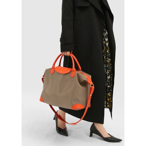 Minimalist Leather - Trimmed Day Tote for Quiet Carry Travel and City Days - Thestillmoving.com