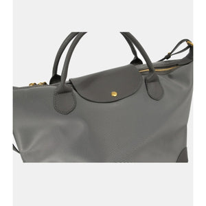 Minimalist Leather - Trimmed Day Tote for Quiet Carry Travel and City Days - Thestillmoving.com
