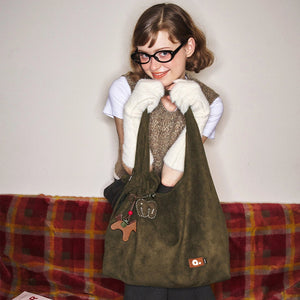 Oversized Triangle Day Tote - Thestillmoving.com