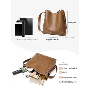 Soft Leather Small Crossbody bag with Quiet Design for City Walks - Thestillmoving.com