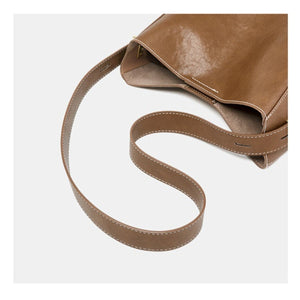 Soft Leather Small Crossbody bag with Quiet Design for City Walks - Thestillmoving.com
