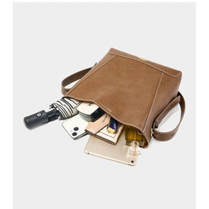 Soft Leather Small Crossbody bag with Quiet Design for City Walks - Thestillmoving.com