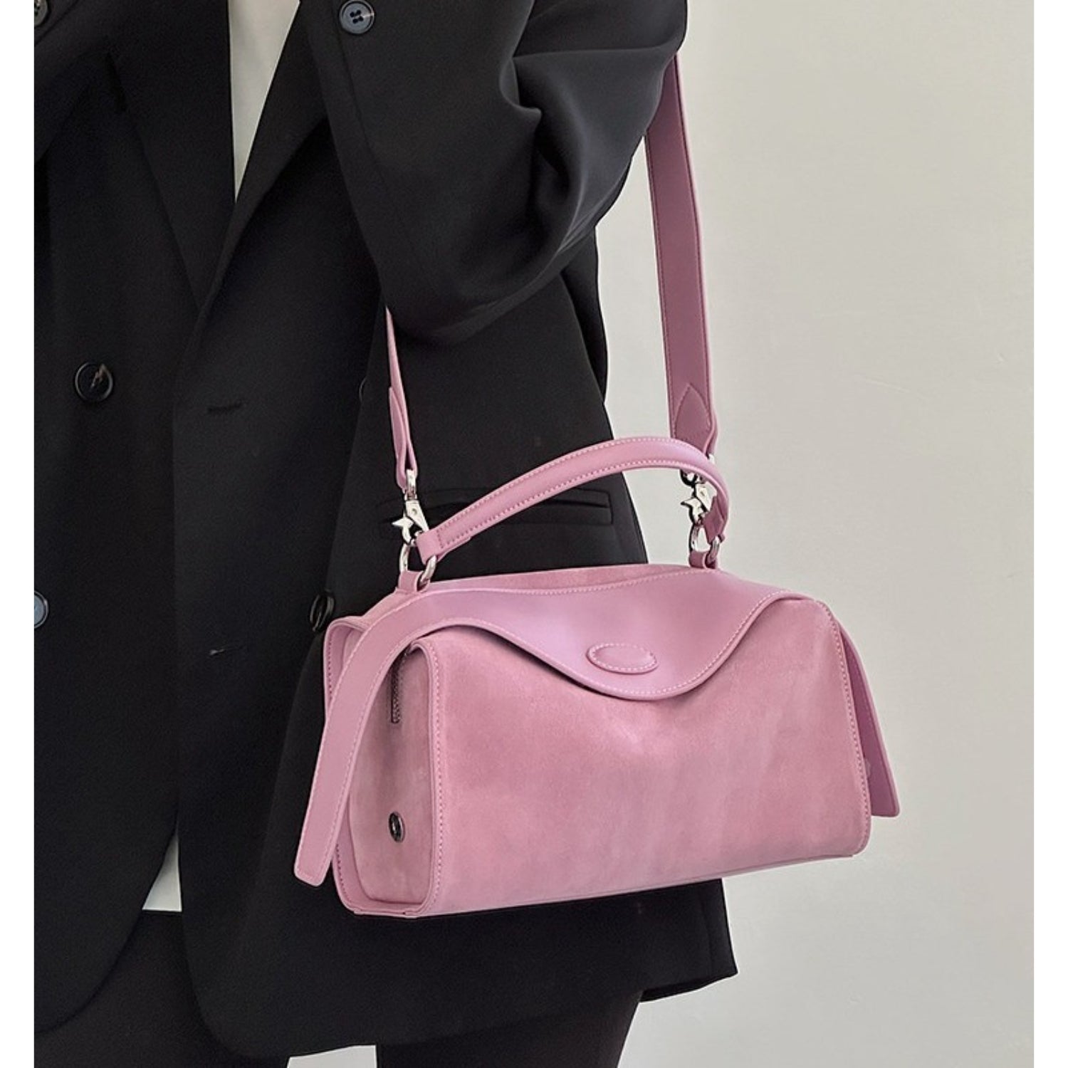 Soft Pillow - Style Leather Crossbody in Neutral Tones for City Movement - Thestillmoving.com