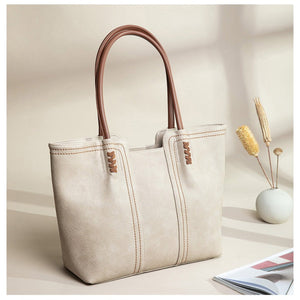 Soft - Sided Leather Day Tote – Lightweight Carry for Everyday Ease - Thestillmoving.com