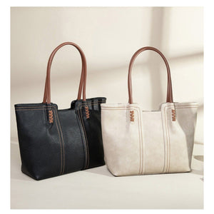 Soft - Sided Leather Day Tote – Lightweight Carry for Everyday Ease - Thestillmoving.com