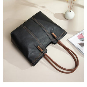 Soft - Sided Leather Day Tote – Lightweight Carry for Everyday Ease - Thestillmoving.com