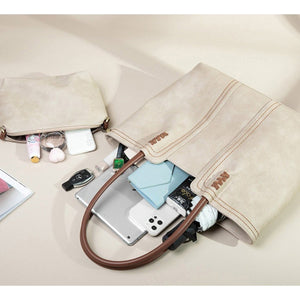 Soft - Sided Leather Day Tote – Lightweight Carry for Everyday Ease - Thestillmoving.com