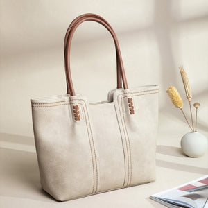 Soft - Sided Leather Day Tote – Lightweight Carry for Everyday Ease - Thestillmoving.com