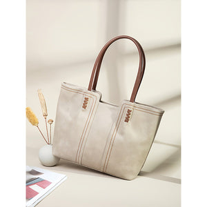 Soft - Sided Leather Day Tote – Lightweight Carry for Everyday Ease - Thestillmoving.com