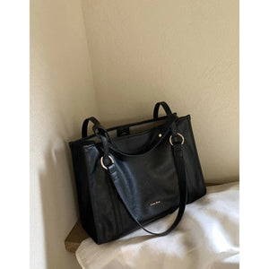 Spacious Structured Canvas Day Tote - Thestillmoving.com
