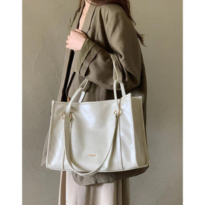 Spacious Structured Canvas Day Tote - Thestillmoving.com