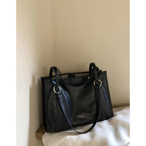 Spacious Structured Canvas Day Tote - Thestillmoving.com