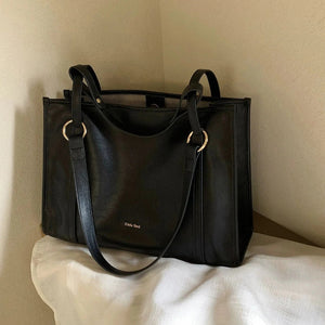 Spacious Structured Canvas Day Tote - Thestillmoving.com