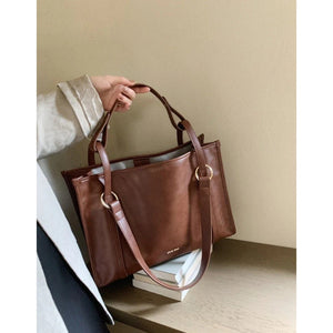 Spacious Structured Canvas Day Tote - Thestillmoving.com