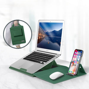 Stand, Mouse Pad & Protective 3 - in - 1 Laptop Sleeve - Thestillmoving.com