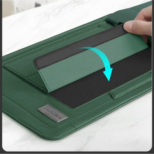 Stand, Mouse Pad & Protective 3 - in - 1 Laptop Sleeve - Thestillmoving.com