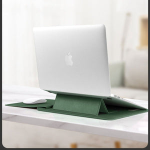 Stand, Mouse Pad & Protective 3 - in - 1 Laptop Sleeve - Thestillmoving.com