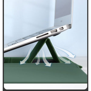 Stand, Mouse Pad & Protective 3 - in - 1 Laptop Sleeve - Thestillmoving.com