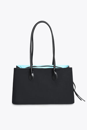 Stylish Organized Everyday Tote (Black&Blue) - Thestillmoving.com