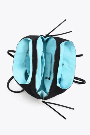 Stylish Organized Everyday Tote (Black&Blue) - Thestillmoving.com