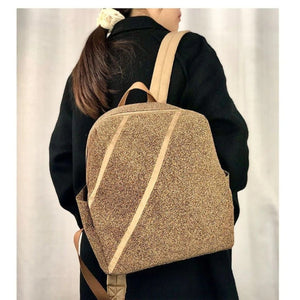 Ultra - Light Coffee Ground Fabric Core Backpack - Thestillmoving.com