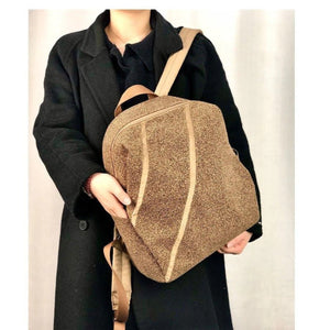 Ultra - Light Coffee Ground Fabric Core Backpack - Thestillmoving.com