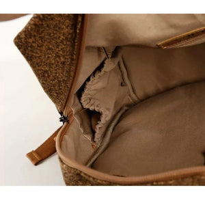 Ultra - Light Coffee Ground Fabric Core Backpack - Thestillmoving.com