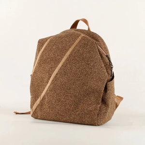 Ultra - Light Coffee Ground Fabric Core Backpack - Thestillmoving.com