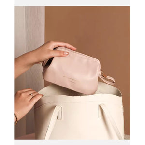 Water - Resistant Leather - Textured Personal Pouch - Thestillmoving.com