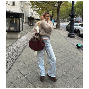 Wing - Shape Soft Carry Tote – Lightweight Daily Companion for City Life - Thestillmoving.com