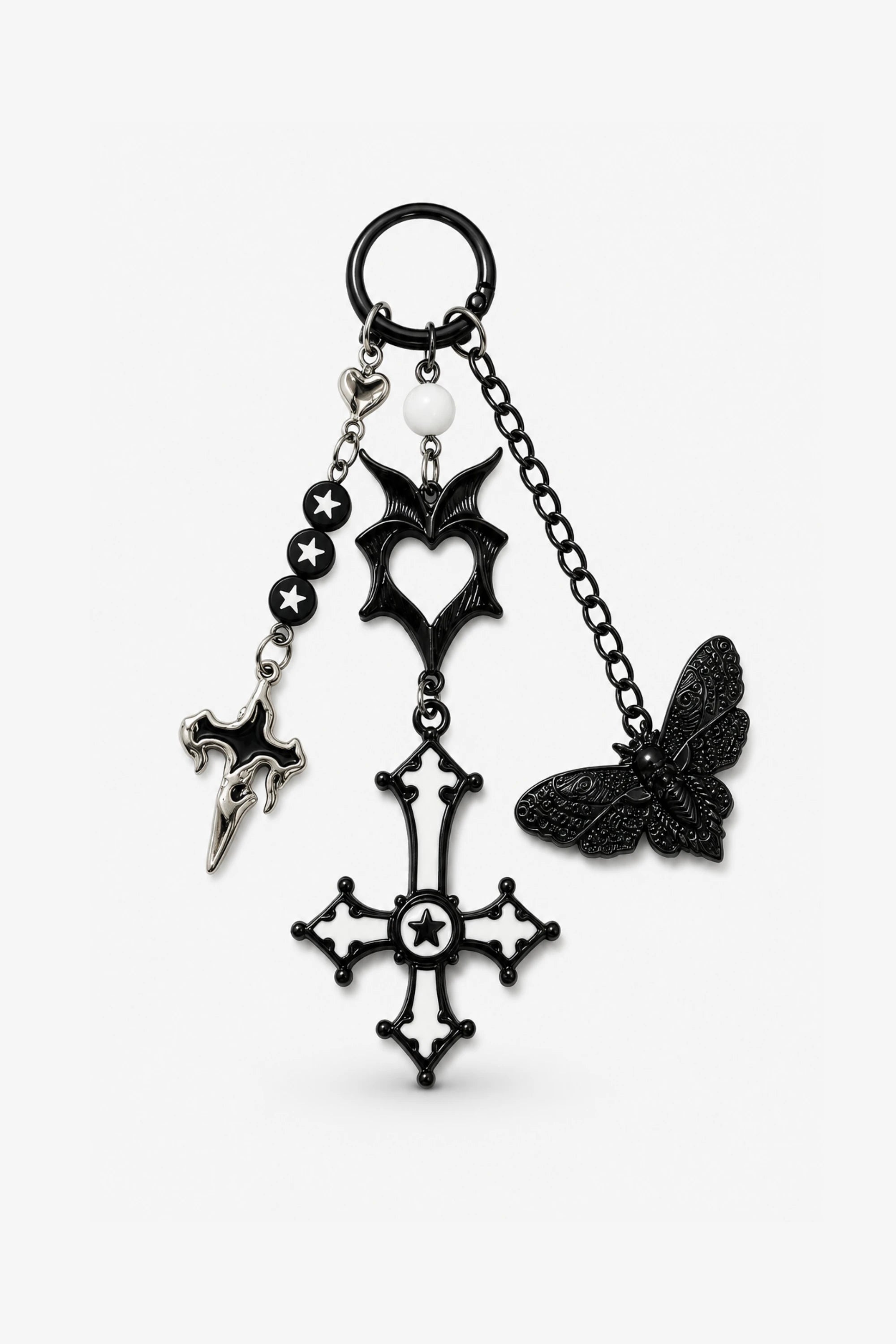 Midnight Cross Bag Charm