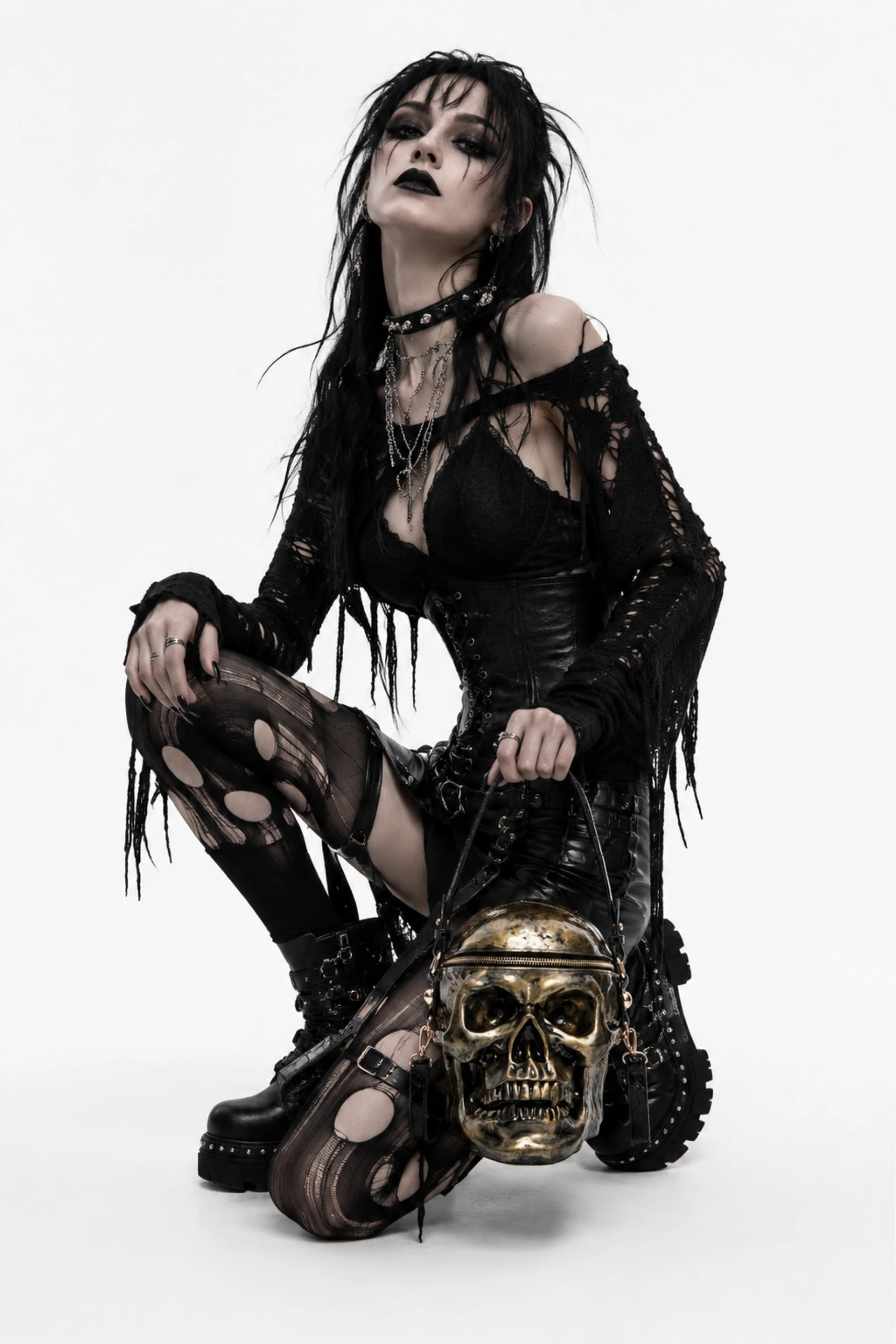 Ash Skull Bag (Bronze)